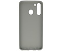 BAOHU Hoesje Geschikt voor de Samsung Galaxy A21 - Backcover Color Telefoonhoesje - Grijs