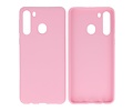 BackCover Hoesje Color Telefoonhoesje voor Samsung Galaxy A21 Roze