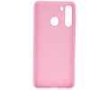 BackCover Hoesje Color Telefoonhoesje voor Samsung Galaxy A21 Roze