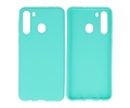 BackCover Hoesje Color Telefoonhoesje voor Samsung Galaxy A21 Turquoise