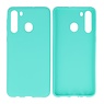 BAOHU BackCover Hoesje Color Telefoonhoesje Samsung Galaxy A21 Turquoise