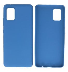 BAOHU BackCover Hoesje Color Telefoonhoesje Samsung Galaxy A31 Navy