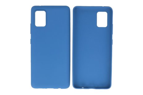 BackCover Hoesje Color Telefoonhoesje voor Samsung Galaxy A31 Navy