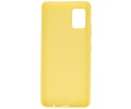BackCover Hoesje Color Telefoonhoesje voor Samsung Galaxy A31 Geel