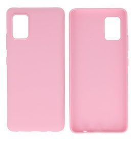 BAOHU BackCover Hoesje Color Telefoonhoesje Samsung Galaxy A31 Roze