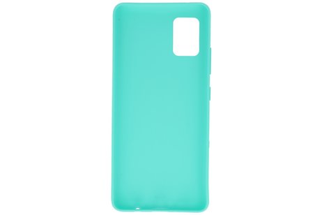 BackCover Hoesje Color Telefoonhoesje voor Samsung Galaxy A31 Turquoise