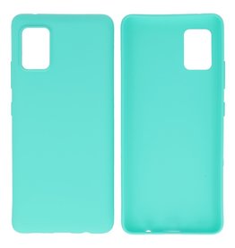 BAOHU BackCover Hoesje Color Telefoonhoesje Samsung Galaxy A41 Turquoise