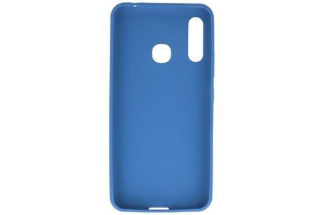 BackCover Hoesje Color Telefoonhoesje voor Samsung Galaxy A70e Navy