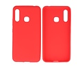 BAOHU Hoesje Geschikt voor de Samsung Galaxy A70e - Backcover Color Telefoonhoesje - Rood