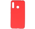 BAOHU Hoesje Geschikt voor de Samsung Galaxy A70e - Backcover Color Telefoonhoesje - Rood