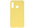 BAOHU Hoesje Geschikt voor de Samsung Galaxy A70e - Backcover Color Telefoonhoesje - Geel