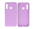 BAOHU Hoesje Geschikt voor de Samsung Galaxy A70e - Backcover Color Telefoonhoesje - Paars