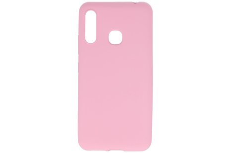 BackCover Hoesje Color Telefoonhoesje voor Samsung Galaxy A70e Roze