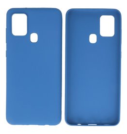 BAOHU BackCover Hoesje Color Telefoonhoesje Samsung Galaxy A21s Navy