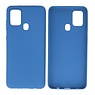 BAOHU BackCover Hoesje Color Telefoonhoesje Samsung Galaxy A21s Navy