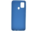 BackCover Hoesje Color Telefoonhoesje voor Samsung Galaxy A21s Navy