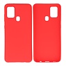 BAOHU BackCover Hoesje Color Telefoonhoesje Samsung Galaxy A21s Rood
