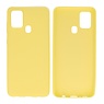 BAOHU BackCover Hoesje Color Telefoonhoesje  Samsung Galaxy A21s Geel