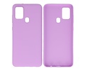 BackCover Hoesje Color Telefoonhoesje voor Samsung Galaxy A21s Paars