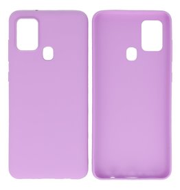 BAOHU BackCover Hoesje Color Telefoonhoesje Samsung Galaxy A21s Paars