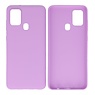 BAOHU BackCover Hoesje Color Telefoonhoesje Samsung Galaxy A21s Paars