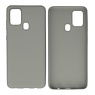 BAOHU BackCover Hoesje Color Telefoonhoesje Samsung Galaxy A21s Grijs
