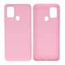 BAOHU BackCover Hoesje Color Telefoonhoesje Samsung Galaxy A21s Roze
