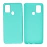 BackCover Hoesje Color Telefoonhoesje Samsung Galaxy A21s Turquoise