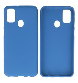 BAOHU BackCover Hoesje Color Telefoonhoesje Samsung Galaxy M31 Navy