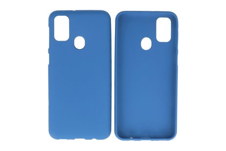 BackCover Hoesje Color Telefoonhoesje voor Samsung Galaxy M31 Navy