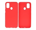 BackCover Hoesje Color Telefoonhoesje voor Samsung Galaxy M31 Rood