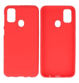 BAOHU BackCover Hoesje Color Telefoonhoesje Samsung Galaxy M31 Rood