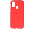 BackCover Hoesje Color Telefoonhoesje voor Samsung Galaxy M31 Rood