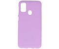 BackCover Hoesje Color Telefoonhoesje voor Samsung Galaxy M31 Paars