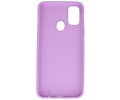 BackCover Hoesje Color Telefoonhoesje voor Samsung Galaxy M31 Paars