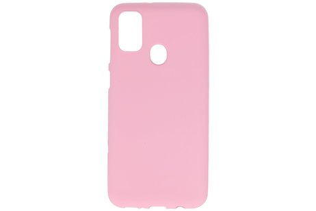 BackCover Hoesje Color Telefoonhoesje voor Samsung Galaxy M31 Roze