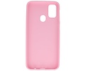 BackCover Hoesje Color Telefoonhoesje voor Samsung Galaxy M31 Roze