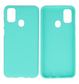 BAOHU BackCover Hoesje Color Telefoonhoesje Samsung Galaxy M31 Turquoise