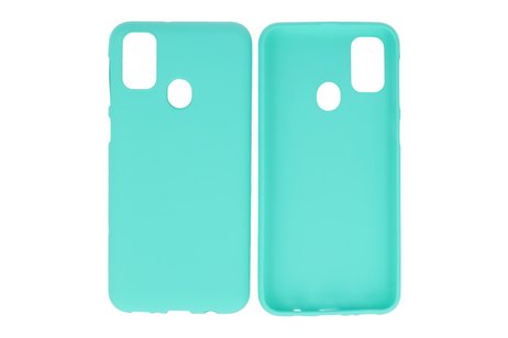 BackCover Hoesje Color Telefoonhoesje voor Samsung Galaxy M31 Turquoise