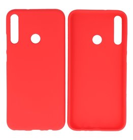 BAOHU BackCover Hoesje Color Telefoonhoesje Huawei P40 Lite E - Rood