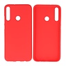 BAOHU BackCover Hoesje Color Telefoonhoesje Huawei P40 Lite E - Rood