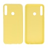 BAOHU BackCover Hoesje Color Telefoonhoesje Huawei P40 Lite E - Geel