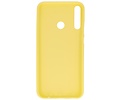 BackCover Hoesje Color Telefoonhoesje voor Huawei P40 Lite E - Geel