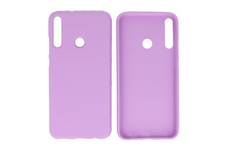BAOHU Hoesje Geschikt voor de Huawei P40 Lite E - Backcover Color Telefoonhoesje - Paars