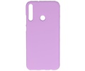 BAOHU Hoesje Geschikt voor de Huawei P40 Lite E - Backcover Color Telefoonhoesje - Paars