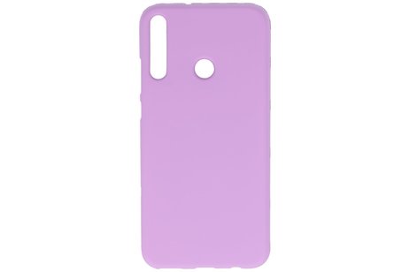 BAOHU Hoesje Geschikt voor de Huawei P40 Lite E - Backcover Color Telefoonhoesje - Paars