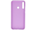 BAOHU Hoesje Geschikt voor de Huawei P40 Lite E - Backcover Color Telefoonhoesje - Paars