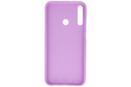 BAOHU Hoesje Geschikt voor de Huawei P40 Lite E - Backcover Color Telefoonhoesje - Paars