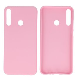 BAOHU BackCover Hoesje Color Telefoonhoesje Huawei P40 Lite E - Roze