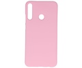 BAOHU Hoesje Geschikt voor de Huawei P40 Lite E - Backcover Color Telefoonhoesje - Roze